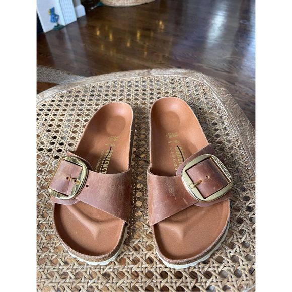 NEW Birkenstock Madrid Big Buckle Oiled Leather Size 36 - Picture 3 of 6
